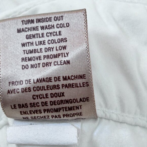 Paige Hidden Hills Flare Wide Leg White Jeans Women's Size 29 Bootcut - Picture 8 of 13